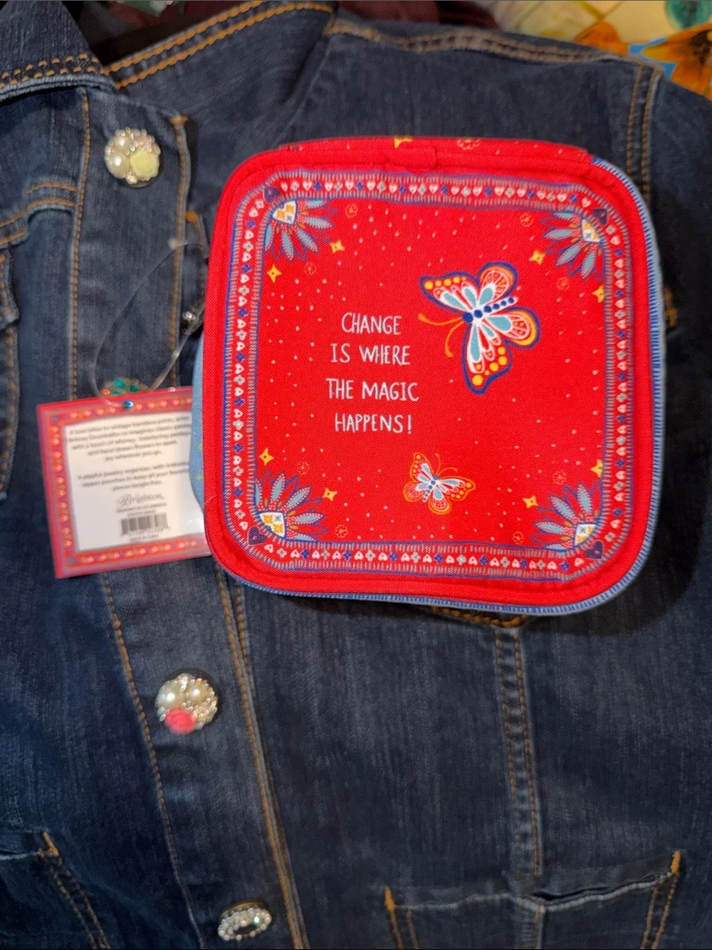 Brighton Bandana Love Jewelry Case